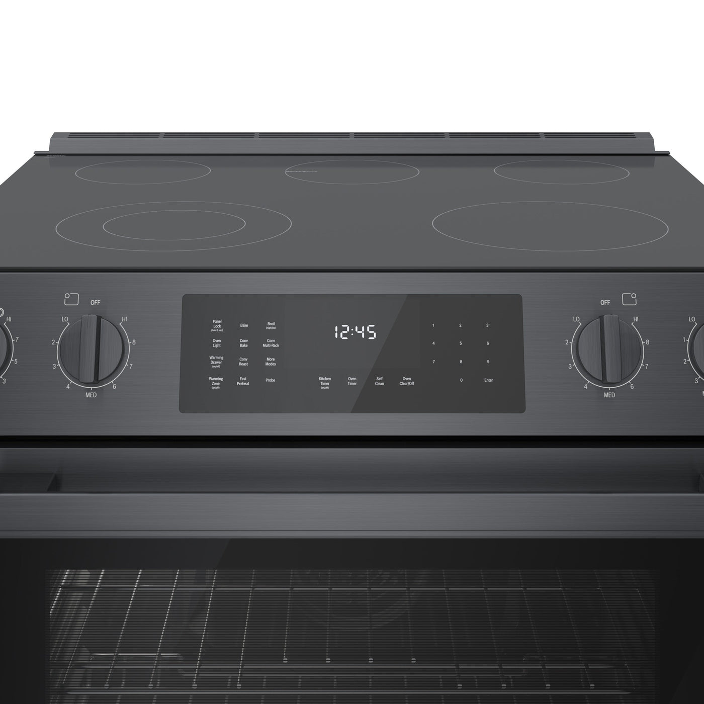 Bosch 30" Black Stainless Steel Electric Slide-in Range - HEI8046C