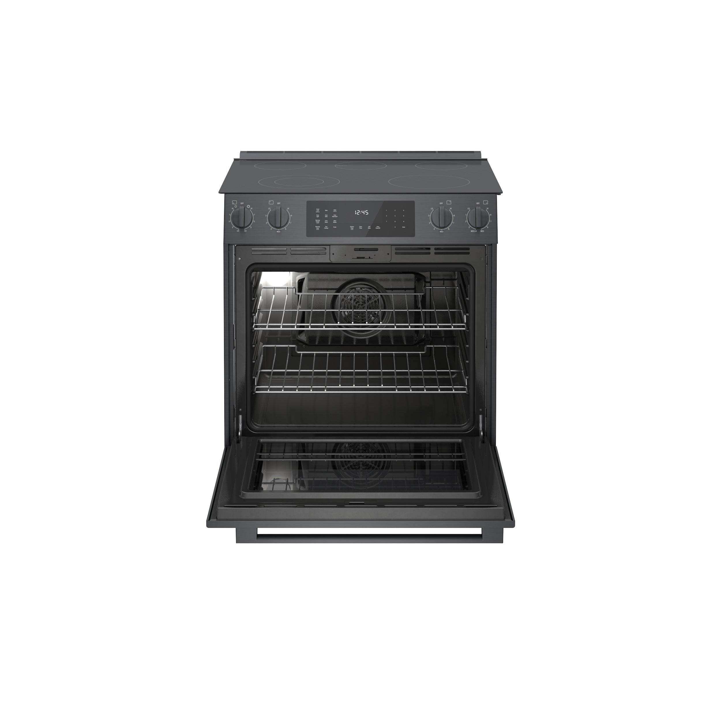 Bosch 30" Black Stainless Steel Electric Slide-in Range - HEI8046C