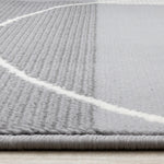 Functional Contemporary Area Rug - Grey - 5' X 8'