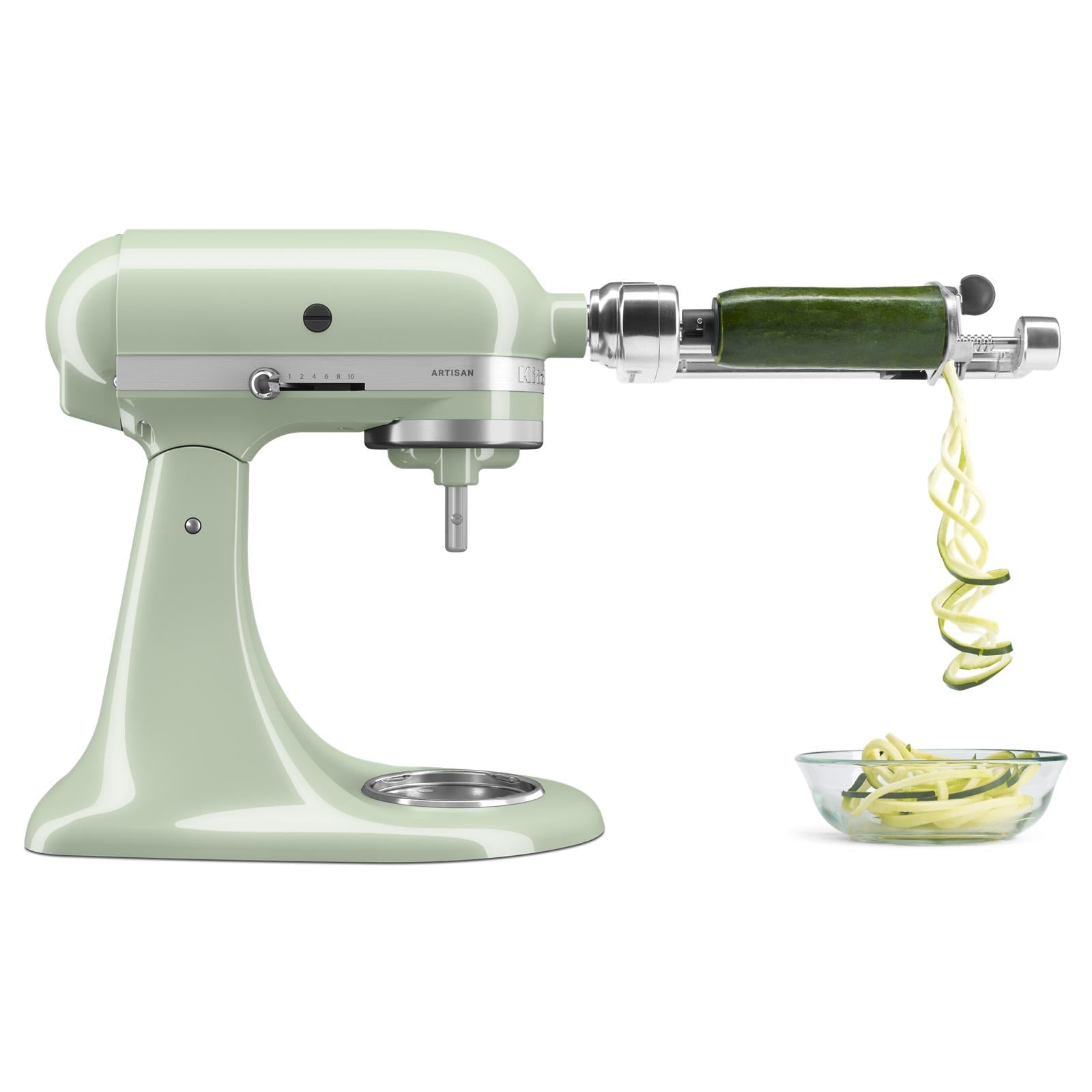KitchenAid Pistachio Artisan® Series Tilt-Head Stand Mixer with Premium Accessory Pack - KSM195PSPT