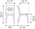 Juarez - I Dining Chair - Graphite - Set Of 2