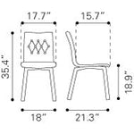 Juarez - I Dining Chair - Pea - Set Of 2