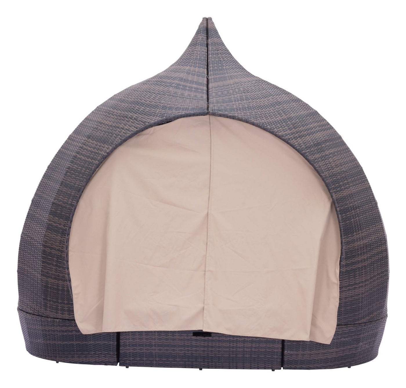 Kinuso 4-Piece Outdoor Daybed Package - Brown/Beige