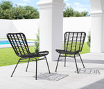 Rosthern Outdoor Dining Chair - Black - Set of 2
