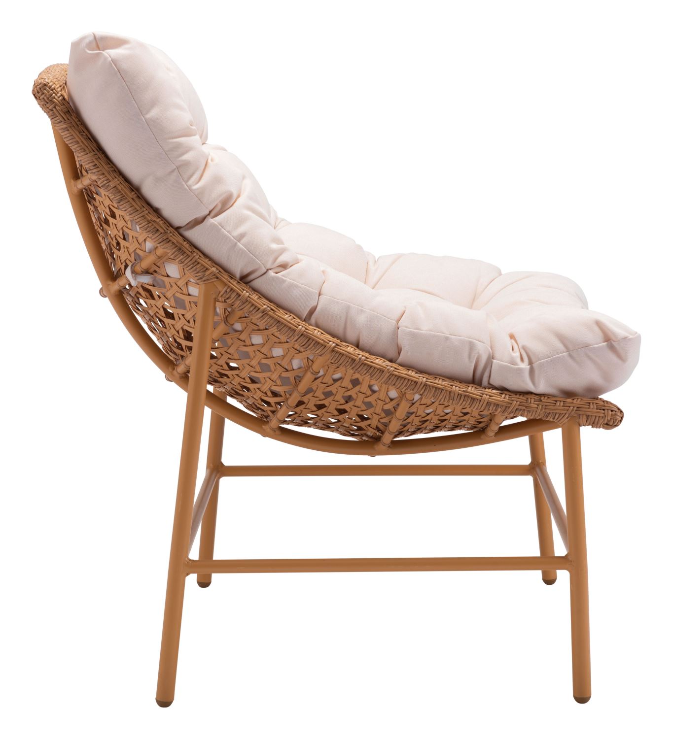 Rorketon Outdoor Accent Chair - Beige/Natural