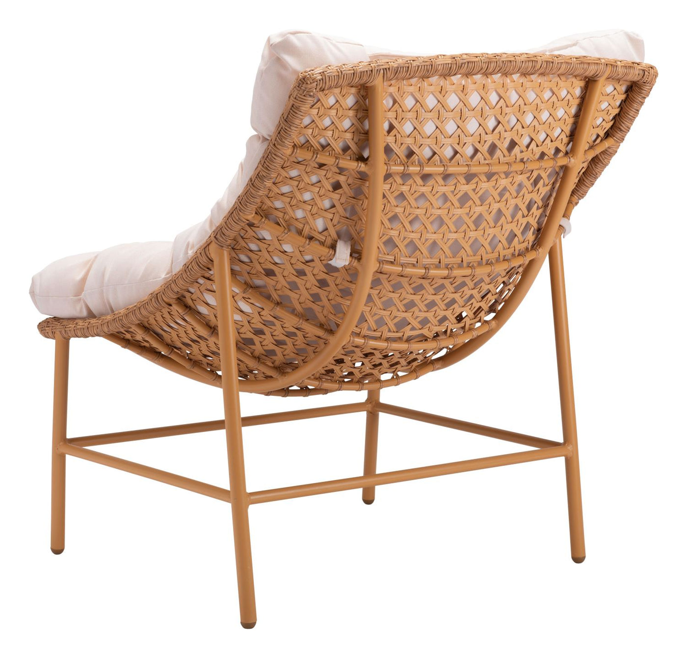 Rorketon Outdoor Accent Chair - Beige/Natural