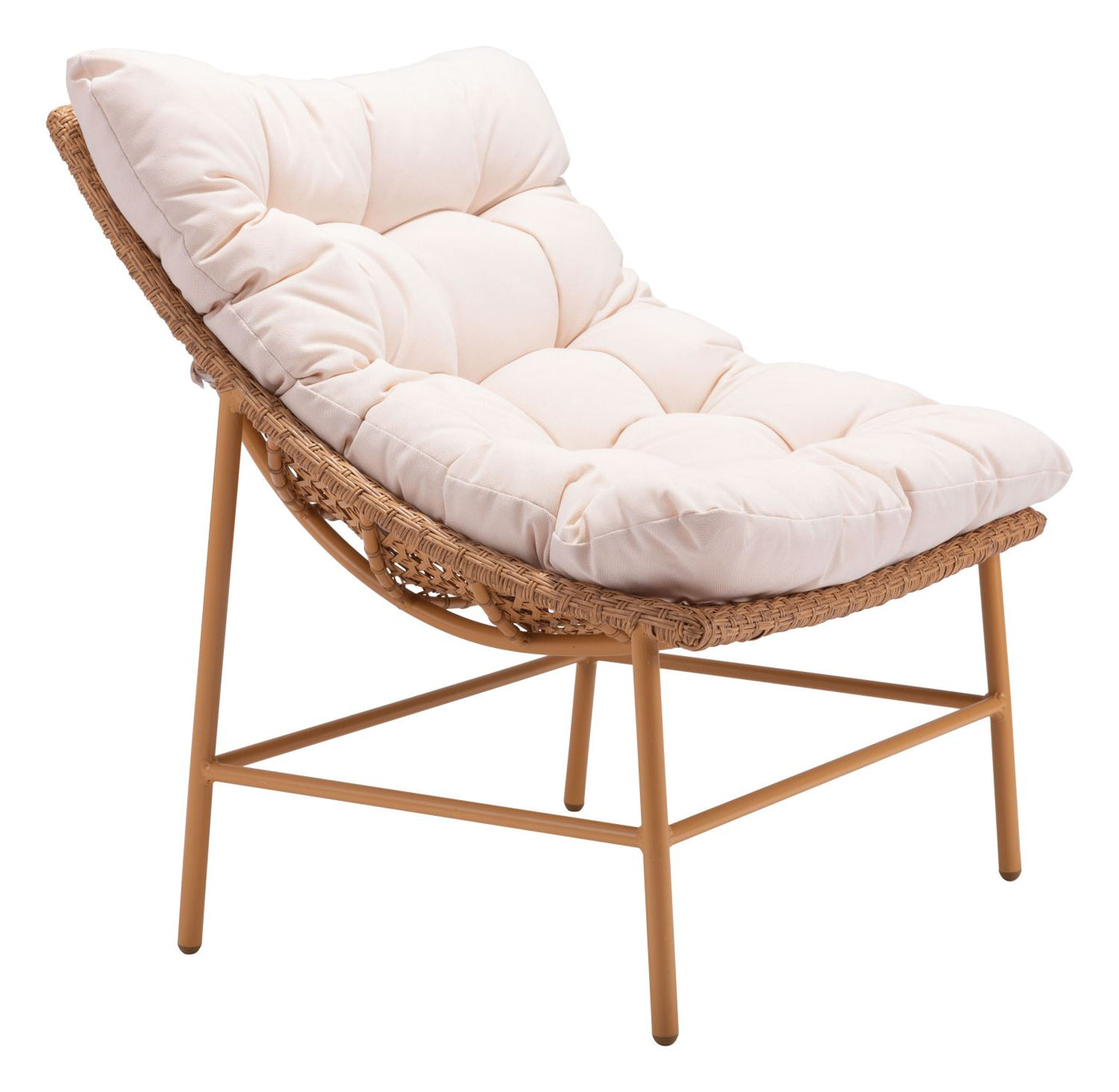 Rorketon Outdoor Accent Chair - Beige/Natural