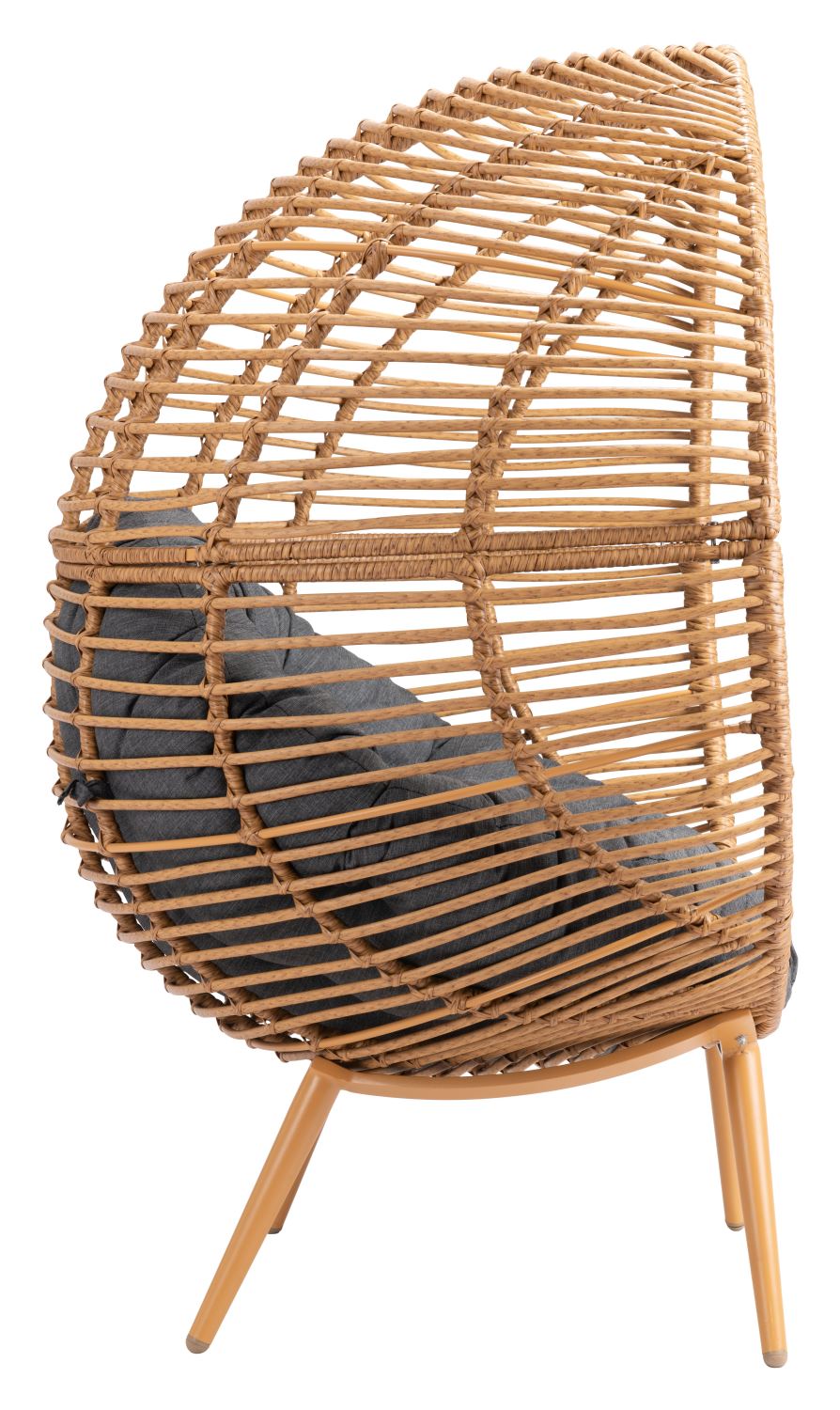 Petta Outdoor Egg Chair - Natural/Grey