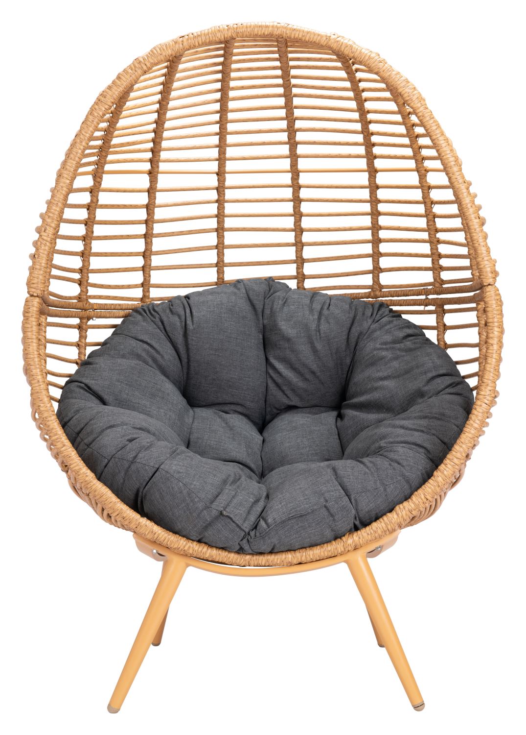 Petta Outdoor Egg Chair - Natural/Grey