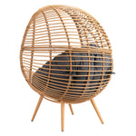Petta Outdoor Egg Chair - Natural/Grey