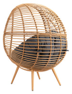 Petta Outdoor Egg Chair - Natural/Grey