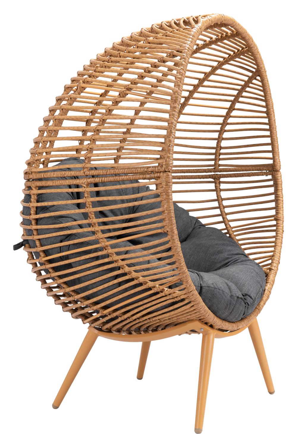 Petta Outdoor Egg Chair - Natural/Grey