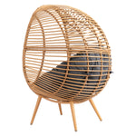 Petta Outdoor Egg Chair - Natural/Grey