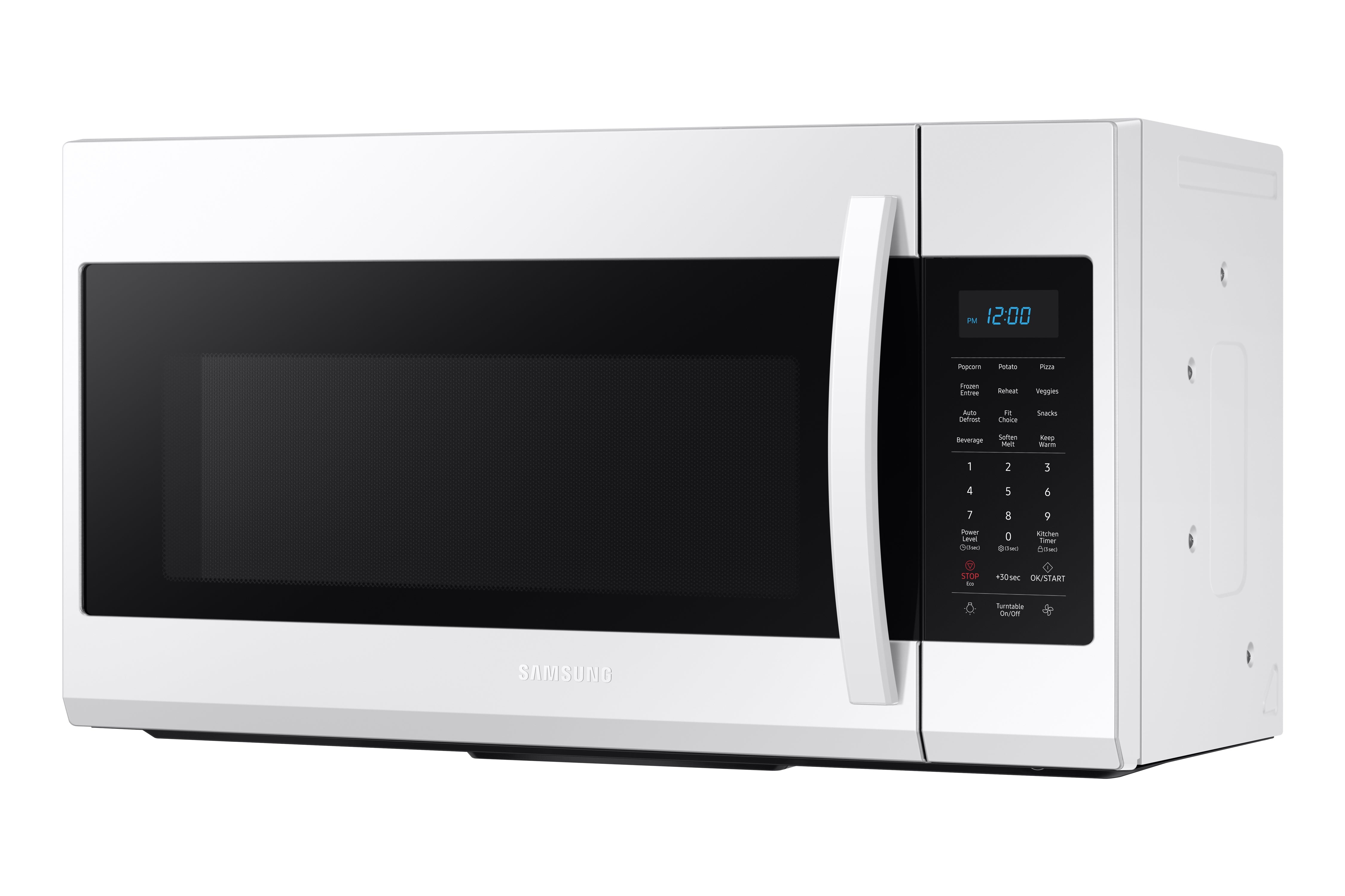 Samsung White Over-the-Range Microwave (1.9 Cu. Ft.) - ME19R7041FW