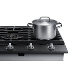 Samsung Black Stainless Steel 36" Gas Cooktop - NA36N7755TG/AA