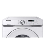 Samsung White Front Load Electric Dryer with Shallow Depth (7.5 Cu.Ft) - DVE45T6005W/AC
