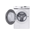Samsung White Front Load Washer with Shallow Depth (5.2 Cu.Ft) - WF45T6000AW/A5