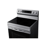 Samsung Stainless Steel Freestanding Electric Fan Convection Range with Air Fry and Wi-Fi (6.3 Cu.Ft) - NE63A6511SS/AC