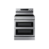 Samsung Stainless Steel 30" Dual Door Electric Freestanding Range with Air Fry (6.3 Cu. Ft.) - NE63A6751SS/AC
