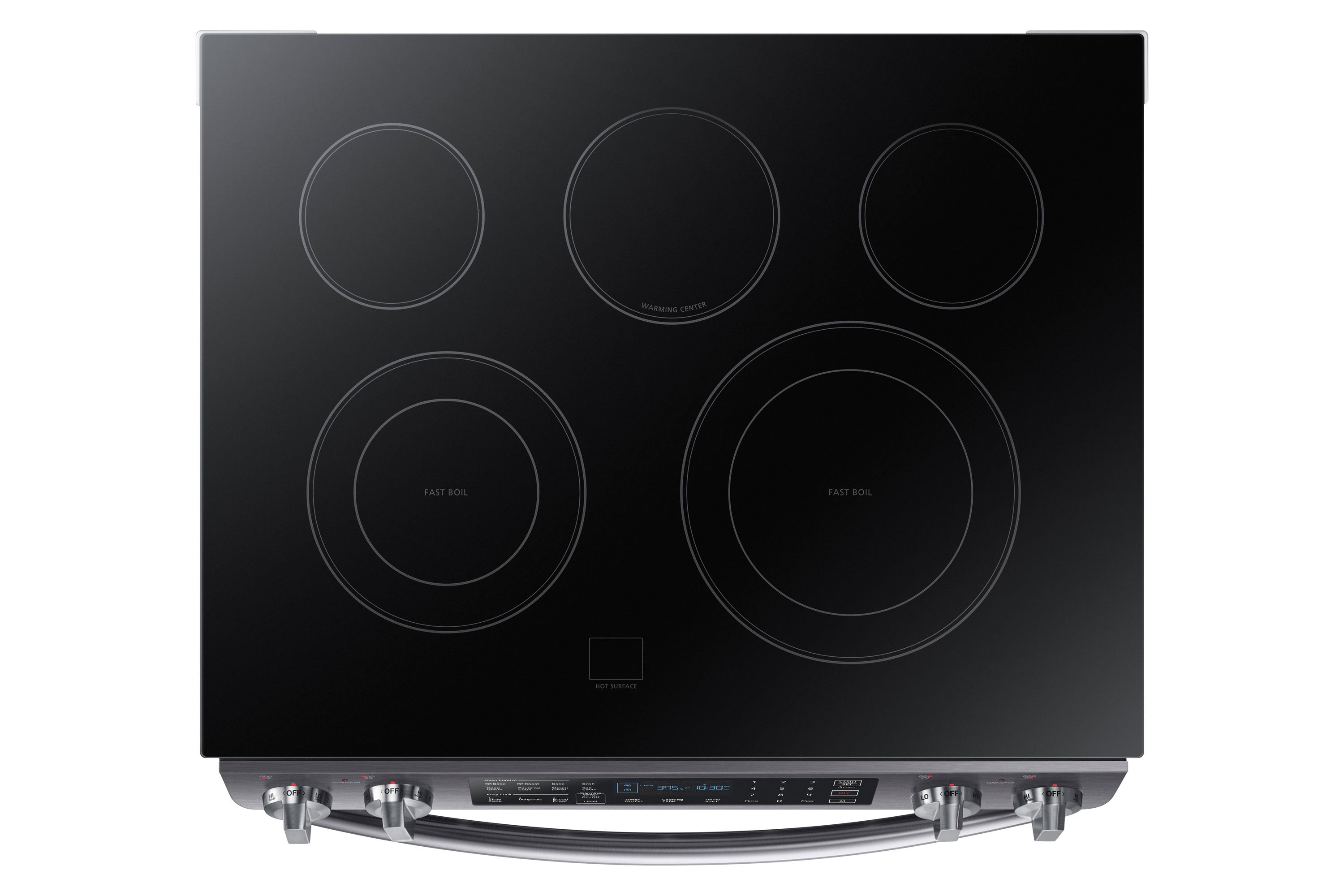 Samsung Black Stainless Steel Slide-in Electric Range (5.8 Cu. Ft.) - NE58R9430SG/AC
