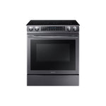 Samsung Black Stainless Steel Slide-in Electric Range (5.8 Cu. Ft.) - NE58R9430SG/AC