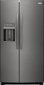 Frigidaire Gallery Black Stainless Steel 36" Counter Depth Side by Side Refrigerator (22.2 Cu. Ft.) - GRSC2352AD