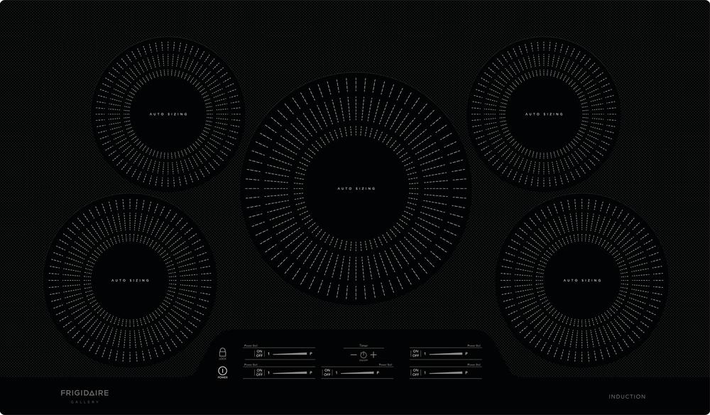 Frigidaire Gallery Black 36" Induction Cooktop - FGIC3666TB