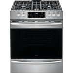 Frigidaire Gallery Smudge-Proof Stainless Steel Slide-In Gas Convection Range with Air Fry (5.6 Cu. Ft.) - FGGH3047VF