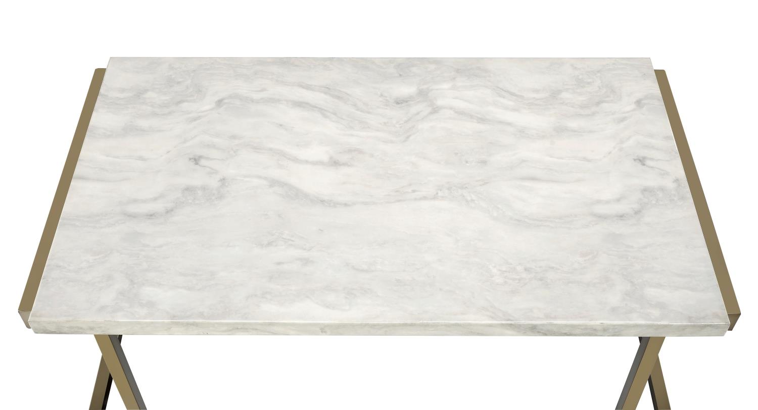 Lashonda Marble Look Coffee Table