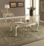Dauphine End Table - Marble Pearl