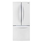 LG 30" White French Door Refrigerator (22 cu. ft.) - LRFNS2200W