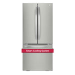 LG 30" Smudge Resistant Stainless Steel French Door Refrigerator (22 cu. ft.) - LRFNS2200S