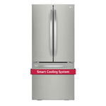 LG 30" Smudge Resistant Stainless Steel French Door Refrigerator (22 cu. ft.) - LRFNS2200S