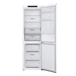 LG White 24" Counter Depth Bottom Freezer Refrigerator with DoorCooling+ (12 Cu. Ft.) - LBNC12231W