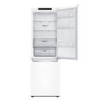 LG White 24" Counter Depth Bottom Freezer Refrigerator with DoorCooling+ (12 Cu. Ft.) - LBNC12231W