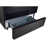 LG Black Stainless Steel 6.3 cu ft. Electric ThinQ® Range with Air Fry and Fan Convection- LREL6323D