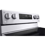 LG Stainless Steel 6.3 cu ft. Electric ThinQ® Range with Air Fry and Fan Convection -LREL6323S