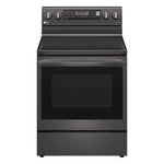 LG Black Stainless Steel 6.3 cu ft. Electric ThinQ® InstaView™ Range with Air Fry and True Convection- LREL6325D