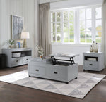 Appold Storage End Table - Dove Grey