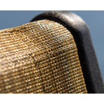 POLYWOODÂ® Coastal Folding Chair - Textured Black/Burlap