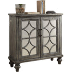 Klisa Console Table with Two Doors- Weathered Grey