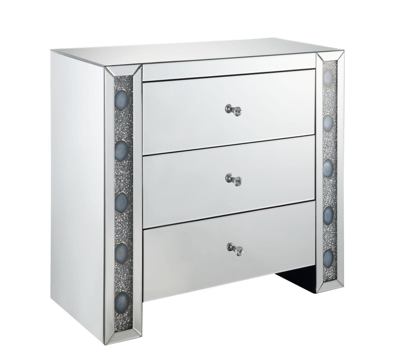 Sonja Mirrored Night Table/Dresser
