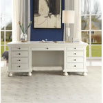 Sandford Executive Office Desk - White