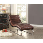 Qadian Chaise - Vintage Dark Brown