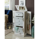 Theree - III Jewelry Armoire - White