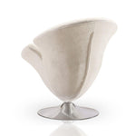 Niani Swivel Accent Chair - White