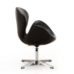 Nagqu Adjustable Height Swivel Accent Chair - Black