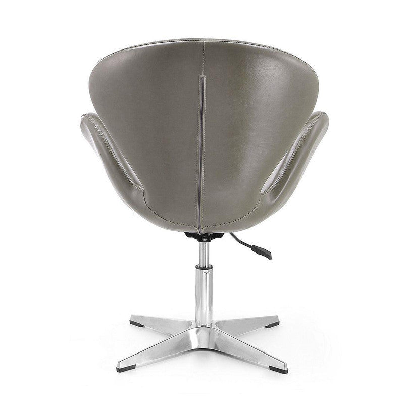Nagqu Adjustable Height Swivel Accent Chair - Pebble
