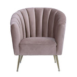 Misripara Velvet Accent Chair - Blush