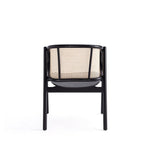 Koldby Armchair - Black/Natural Cane